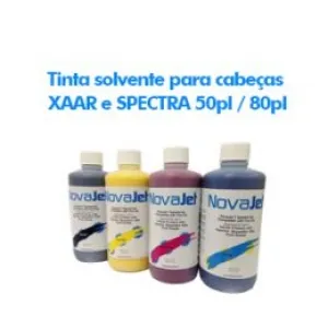 Tinta solvente para cabeças XAAR e SPECTRA 50pl / 80pl